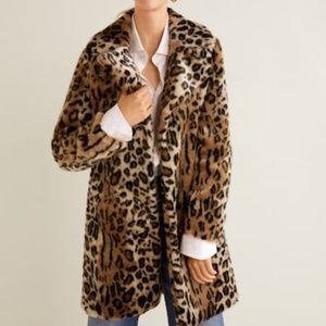 Mango Jackets & Coats - Mango leopard print coat Mango Jackets & Coats - Mango leopard print coat